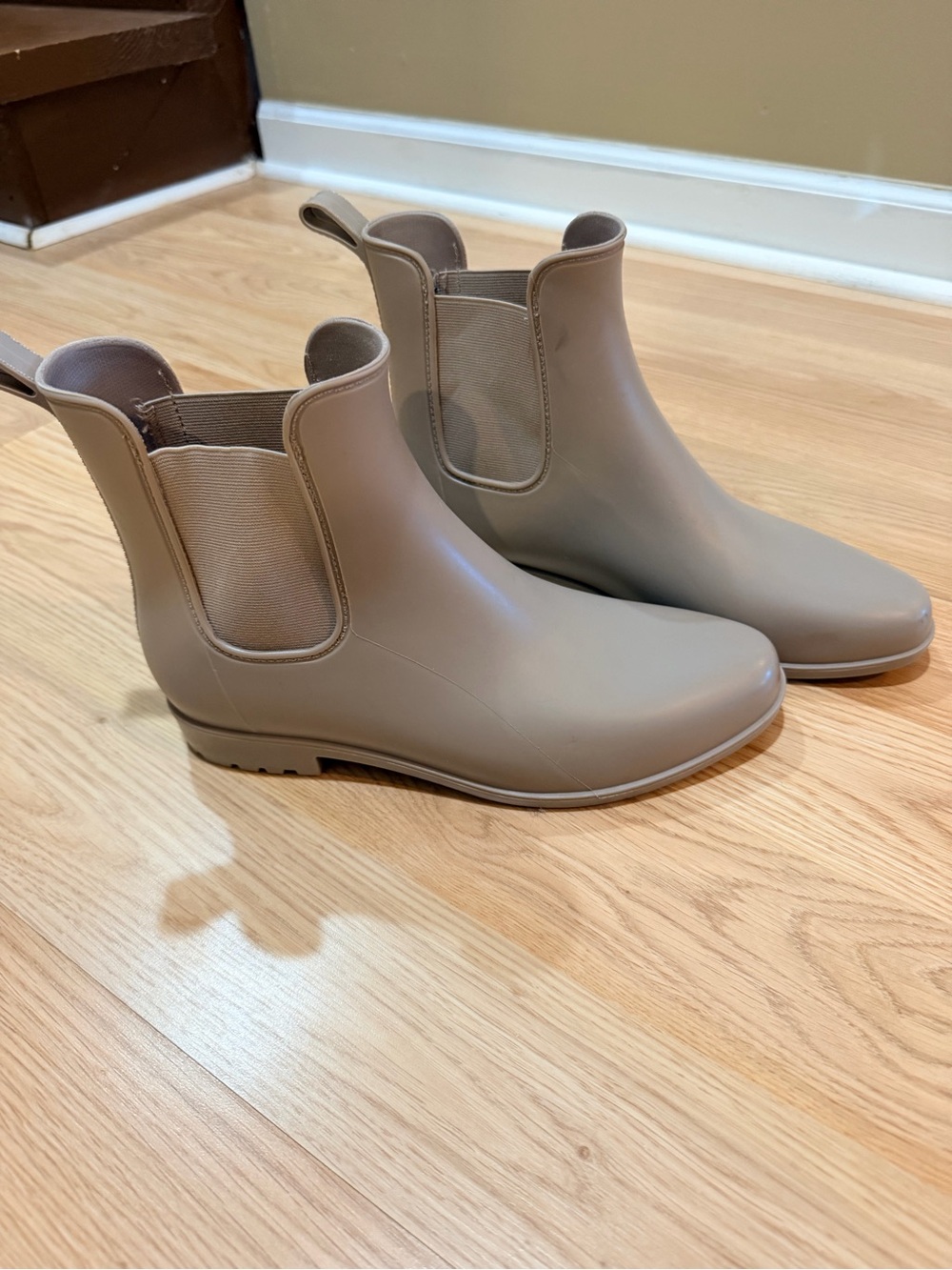 a new day Taupe Chelsea Rain Booties